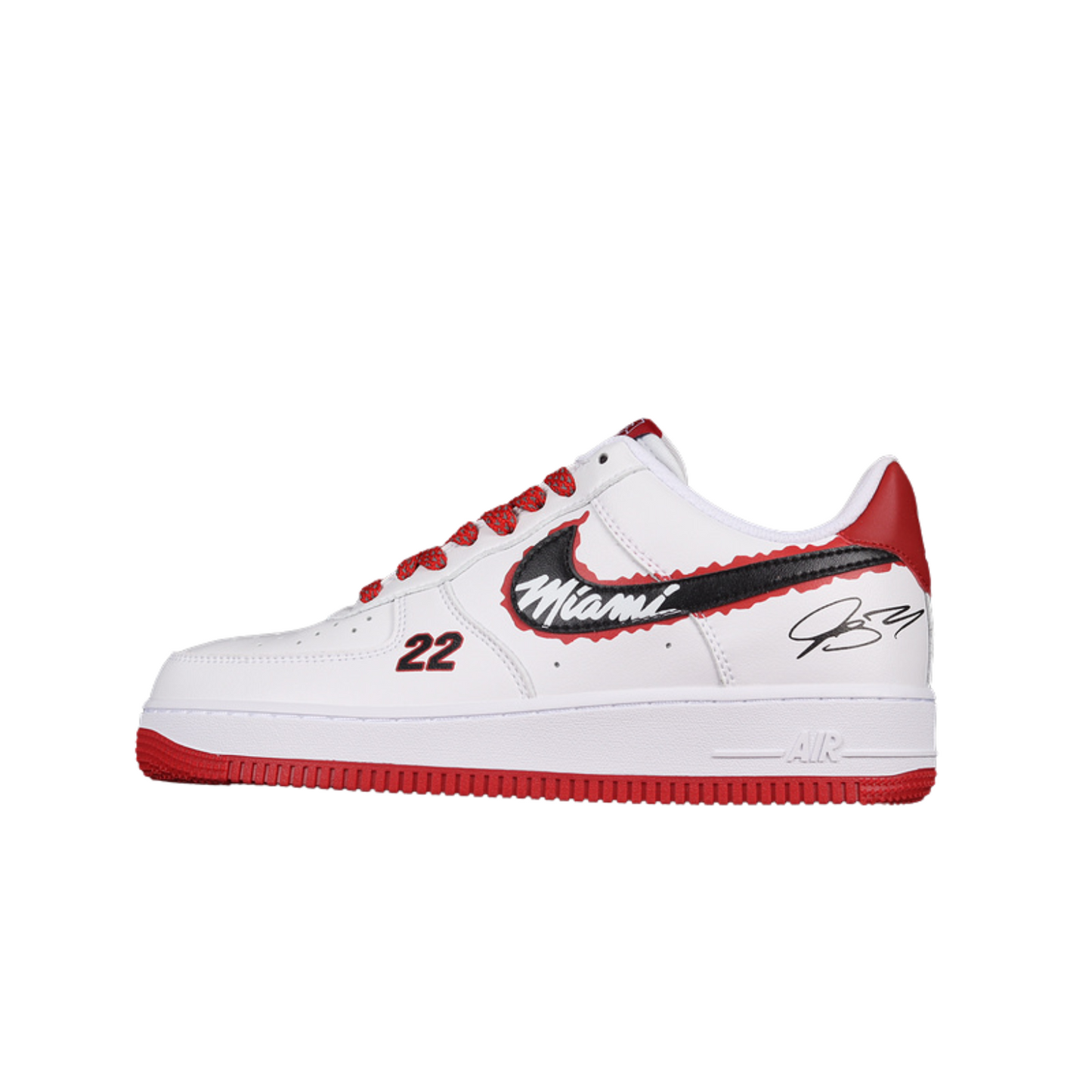 AIR FORCE 1 LOW 07 WHITE BLACK RED