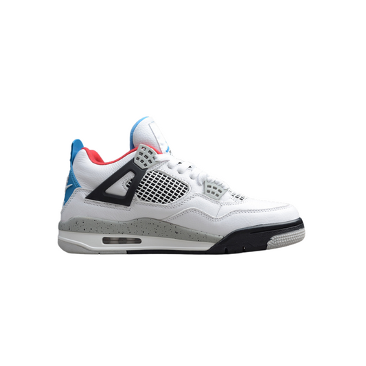 GZ AIR JORDAN 4 WHAT THE BLACK WHITE RED