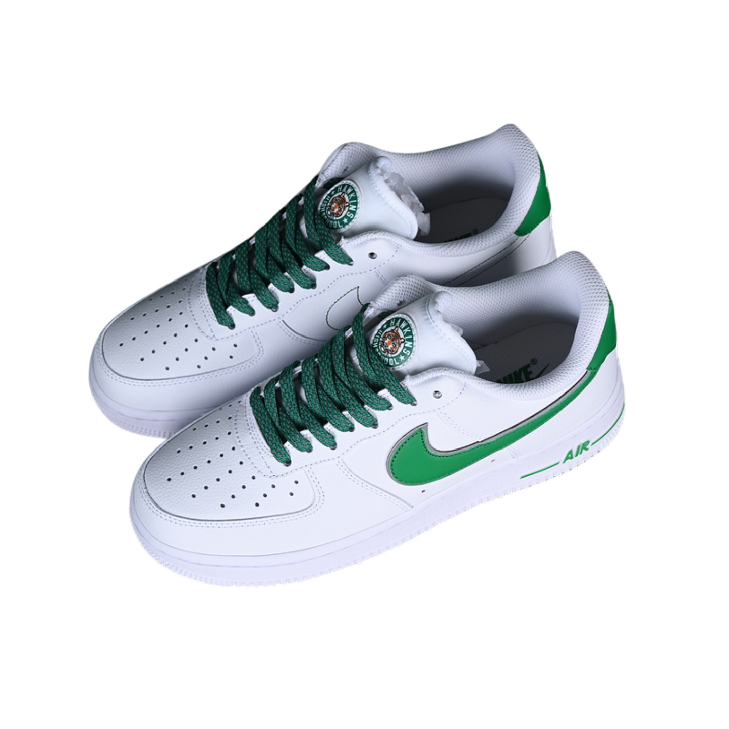 STRANGER THINGS AIR FORCE 1 07 LOW HAWKINS HIGH WHITE GREEN