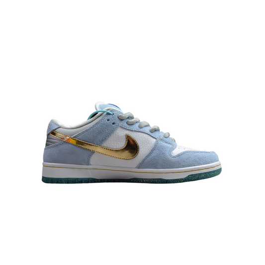 SB DUNK LOW WHITE BLUE GREEN (CoSEAN CILVER X SB DUNK LOW LIGHT BLUE WHITE GOLDpiar)