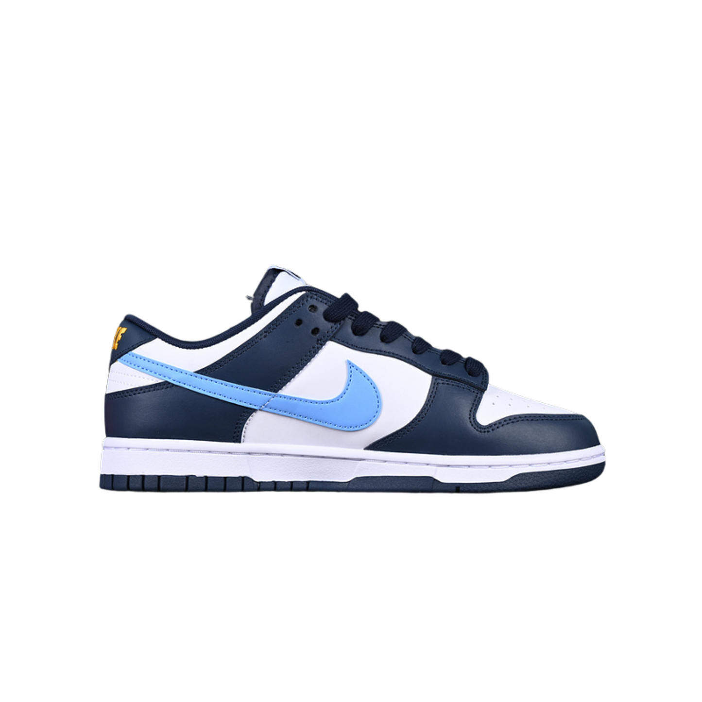 DUNK LOW OBSIDIAN WHITE UNIVERSITY GOLD UNIVERSITY BLUE